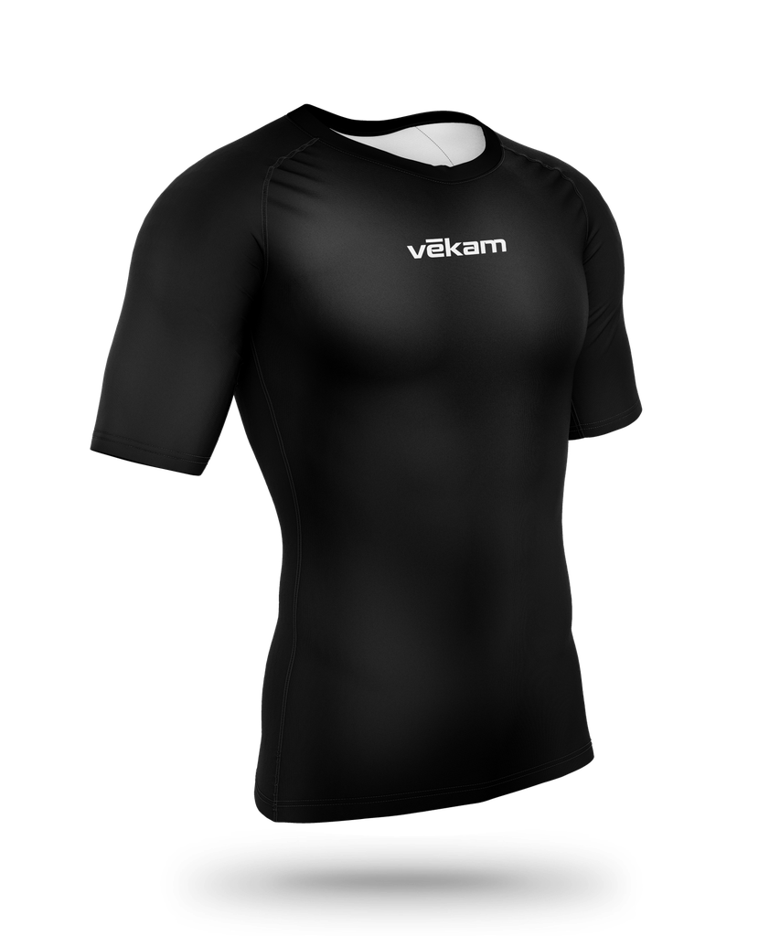 BASIC 01 T-shirt Lycra MC H - Noir