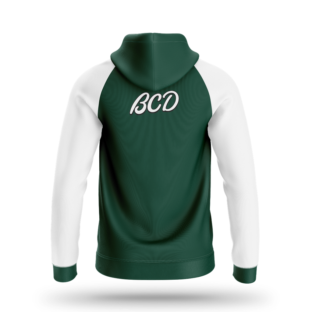 BCD Veste de survêtement à capuche - Vert