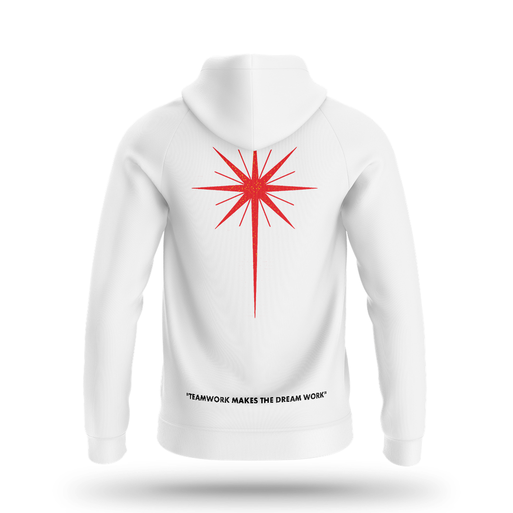 ABR Veste de survêtement à capuche - Blanc