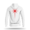 ABR Veste de survêtement à capuche - Blanc