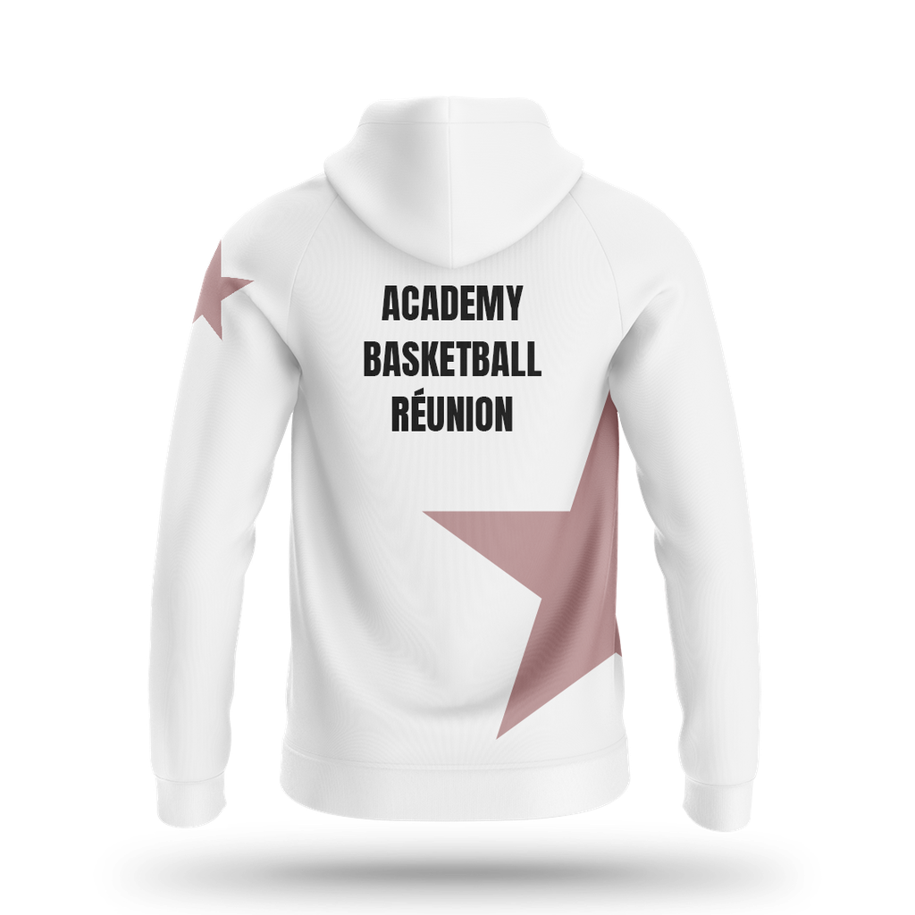 ABR Veste de survêtement à capuche - White Star