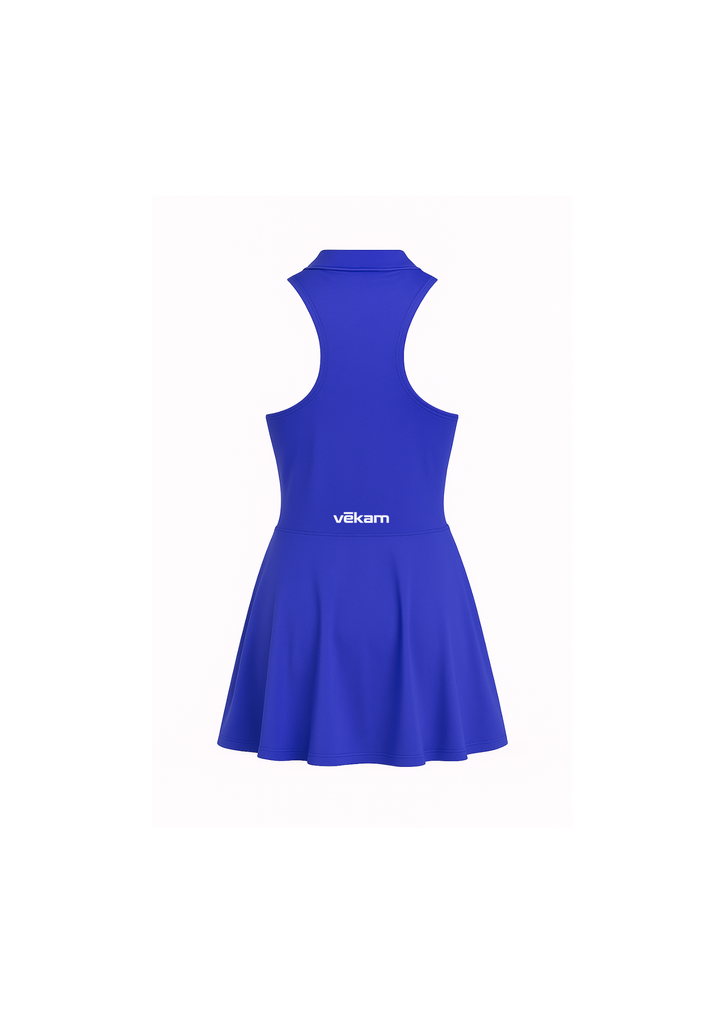 VEKAM Robe de sport Polo - Bleu
