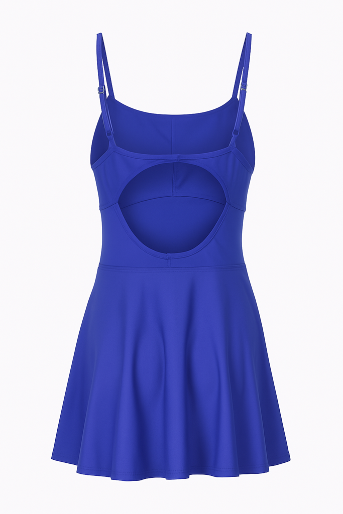 VEKAM Robe de sport à bretelles - Bleu