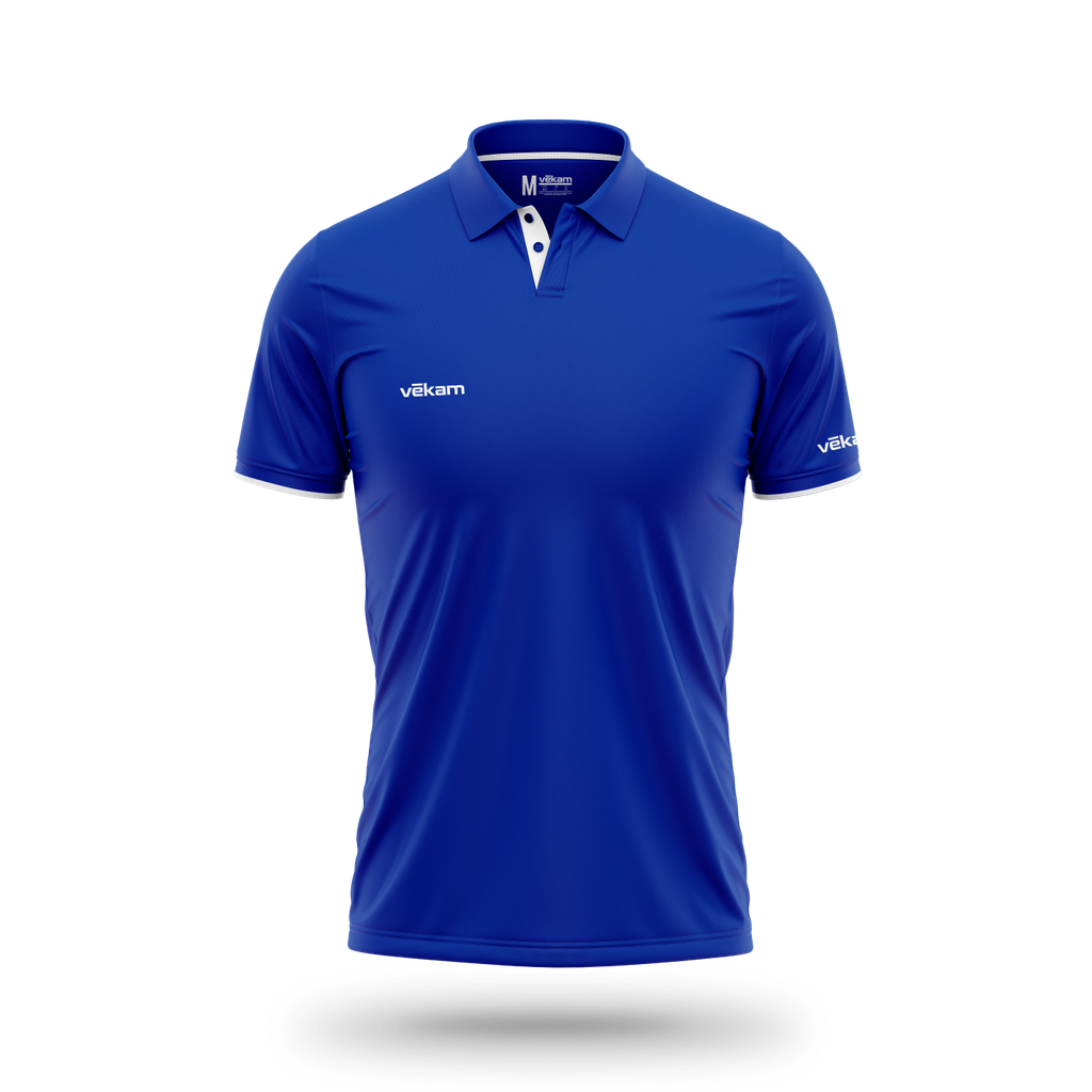 BASIC Polo 01 H - Bleu