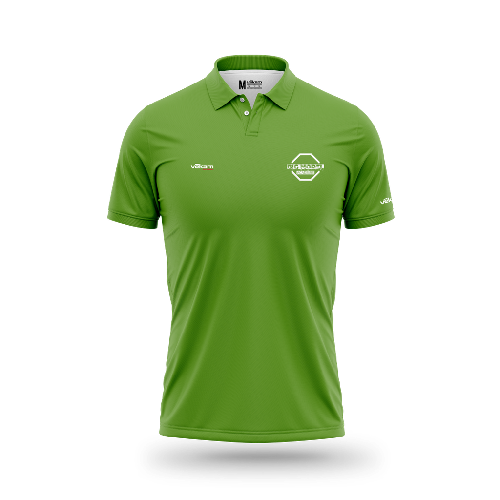 BIG MOREL Polo H - Vert