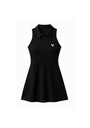 VEKAM Robe de sport Polo - Noir