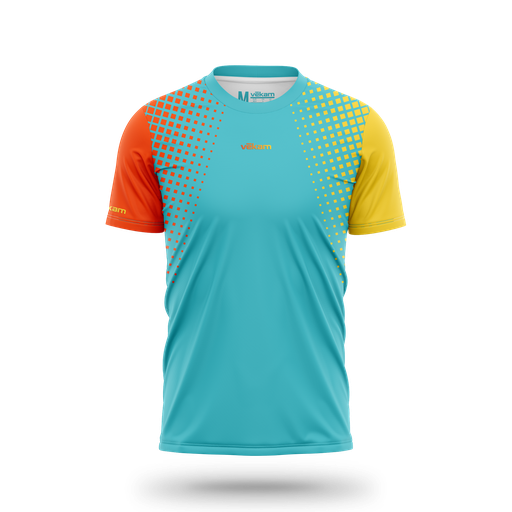 GELDOF25 - T-shirt H - Cyan