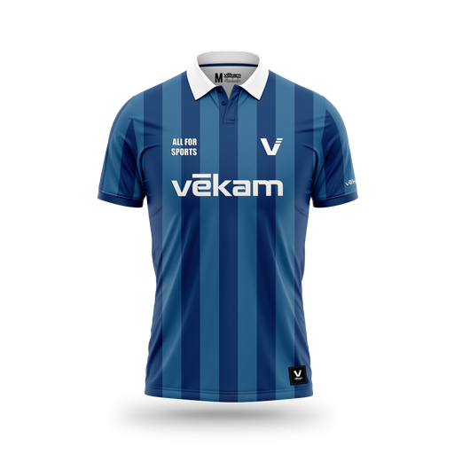 VEKAM PREMIUM Polo - Blue Stripes