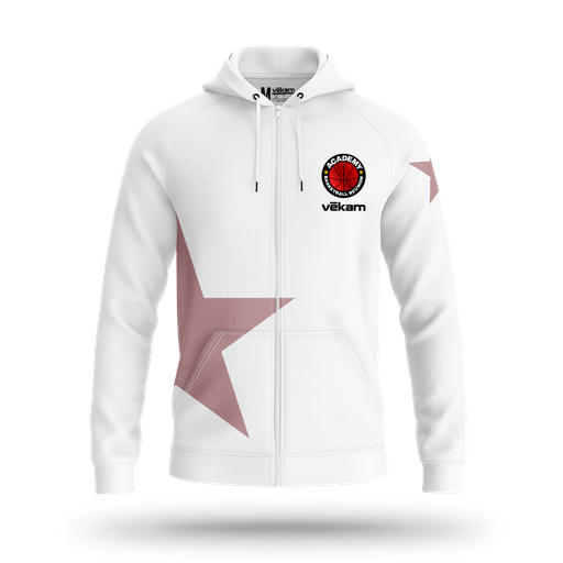 ABR Veste de survêtement à capuche - White Star